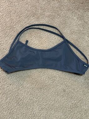 JOLYN Ladies  Seamless Bralette swim top Charcoal Gray XL